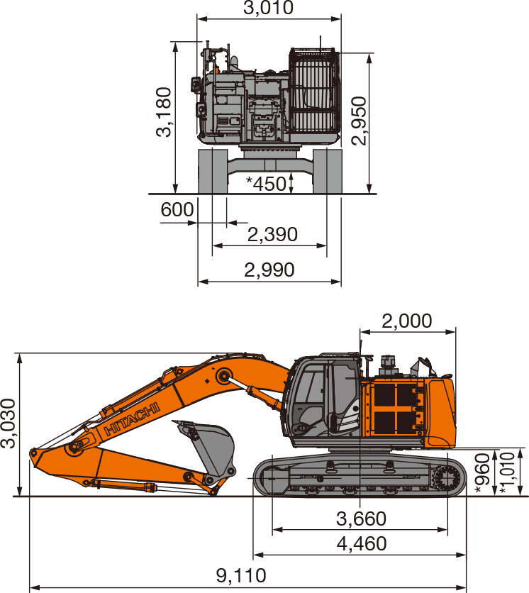 ZX225USR(LC)-6 | 防塵仕様機 | 港湾荷役 ｜業種から探す ｜ 商品情報