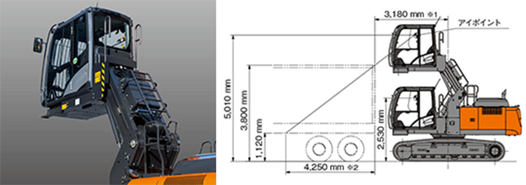 ZX200LC-6 | リフティングマグネット仕様機 | 金属・自動車リサイクル 