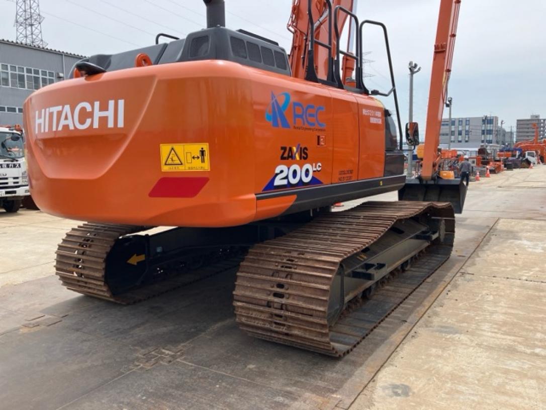 【新品】レア　HITACHI 建機SuperEX200 油圧ショベル 1/40 ミニチュア 日立建機 油圧ショベル ZX200-7 *1/50スケール